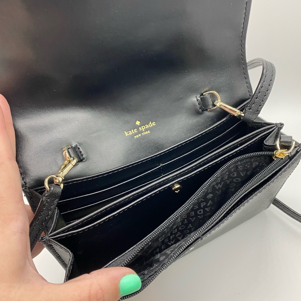 Kate Spade Run Wild Leopard Summer Clutch Crossbody Bag - Picture 3 of 7